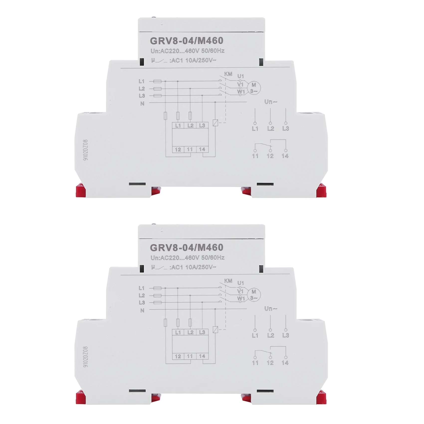 AT05-2X GRV8-04 M460 3-Phase Voltage Monitoring Relay Phase Sequence Phase Failure Protection Voltage Control Relay
