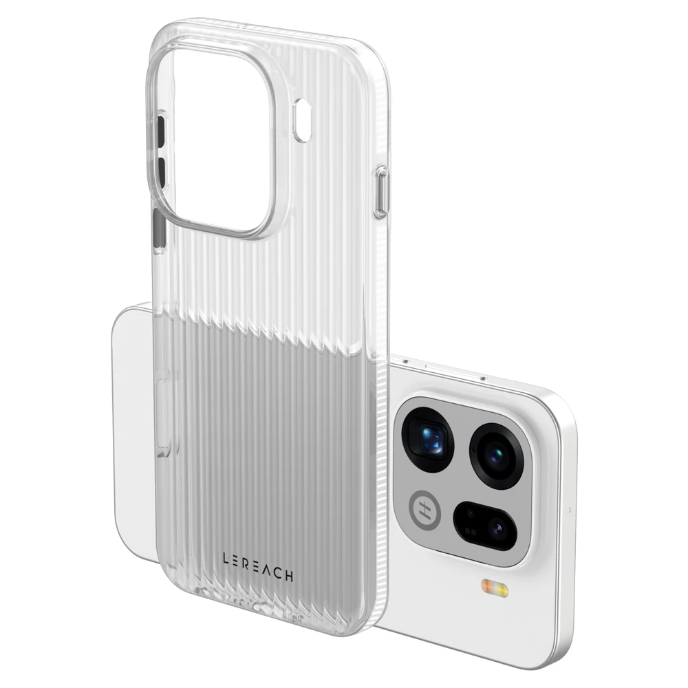 LeReach ICICLE Case for OPPO Find X9 Pro / X9 Ultra Transparent PC Hard Cover