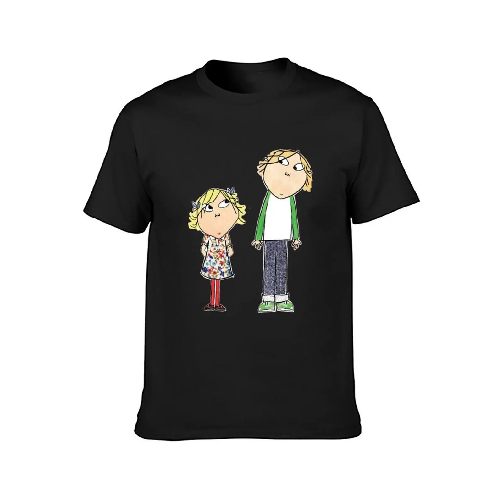 Charlie & Lola T-Shirt quick drying boys whites animal prinfor boys oversizeds designer t shirt men