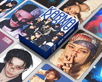 New 55+72Pcs/Set Kpop New Album KARMA Lomo Cards Photo Card Photocards Stickers Postcards Fans Collection Cards Gift