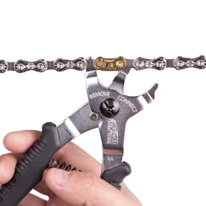 SUPER B TB-3323  bike chain magic button clamp remover and connect tools chain repair tools 2 in 1 Master link pliers-trident