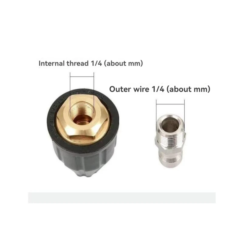 Picture 3: High-power cleaning machine 220v bark peeling quick-connect 360-degree rotating nozzle water grabbing ceramic lotus nozzle