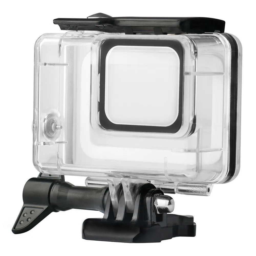 45M 수중 방수 케이스 GoPro 영웅 7 블랙 실버 화이트 카메라 보호 하우징 케이스 다이빙 액세서리