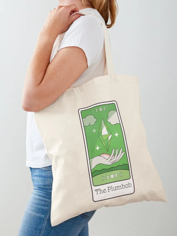

Tarot Plumbob Tote Bag Gift bag handbag women bag Eco