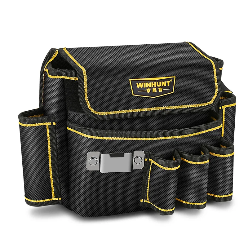 1pc Multi-Pocket Tool Pouch With Adjustable Belt, Heavy Duty 600D Oxford Cloth, Utility Tool Organizer For Electrician, Carpente