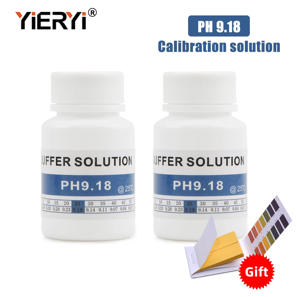Yieryi Ph Tds Orp Salinity EC Calibration Solution Buffer Liquid Ph4.01/6.86/9.18/1382ppm/256Mv/35ppt/84/1413/12.88/111.8Ms/Cm