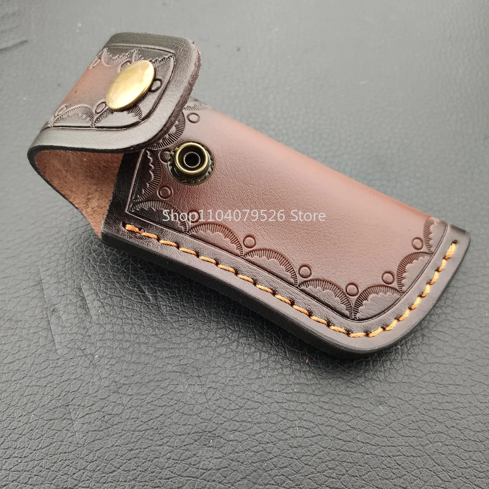 Portable Folding Knife Sheath Case 2 Styles EDC Belt Storage Holster Pouch Holder Protective Knife Cover Outdoor Camping Hiking