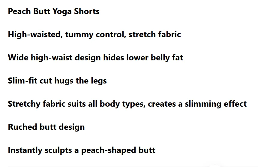 Hochelastische Fitness-3/4-Hose, stoßdämpfende, pfirsichförmige, figurformende Hose, eng anliegende Fitness-Shorts mit Bauchkontrolle für Damen – Detail 3