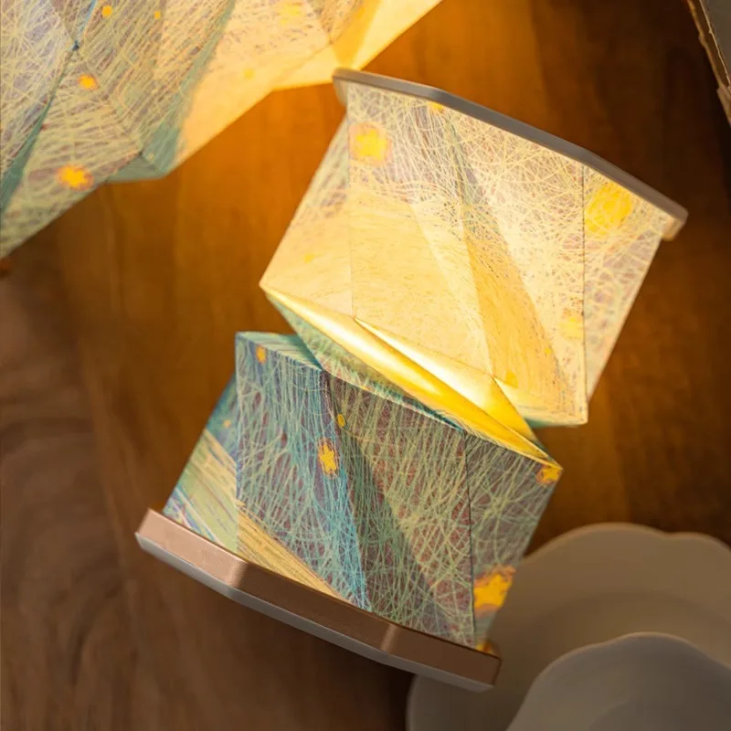 Rotating Starry Sky Origami Night Light Creative Birthday Gift Souvenir Cultural Present for Customer
