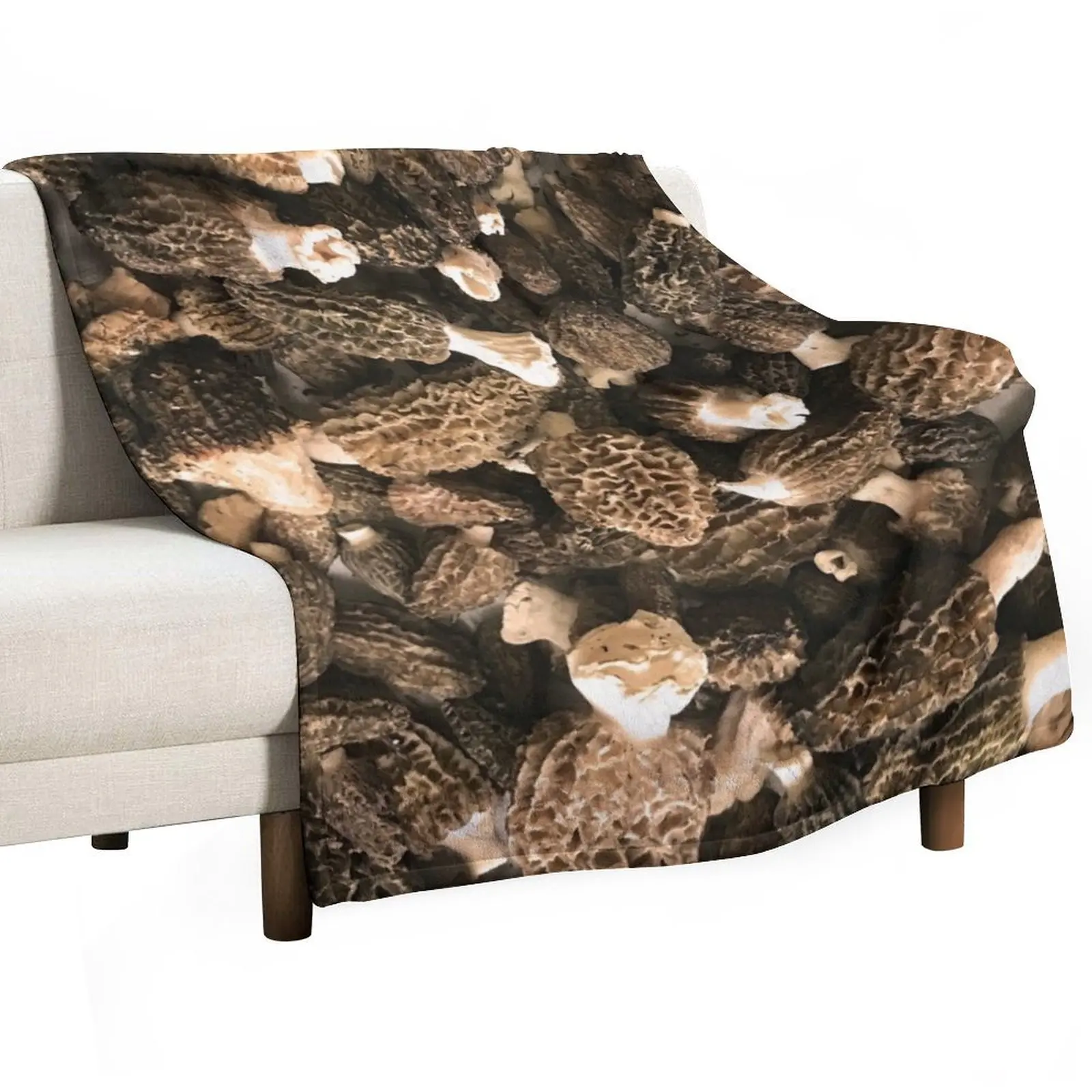 Morel Hunting Haul Throw Blanket Winter beds Moving Quilt Blankets