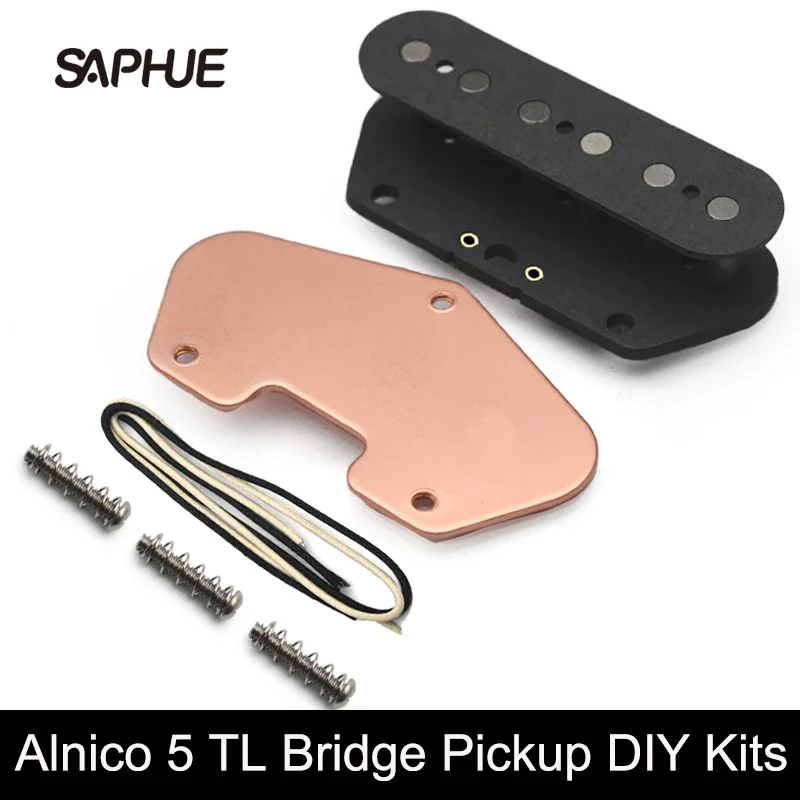 

Alnico 5 TL Bridge Pickup Kits, Fiber Bobbin, Alnico V Pole Piece, Waxed Cloth Cable , Pickup Kits for TL Guitar