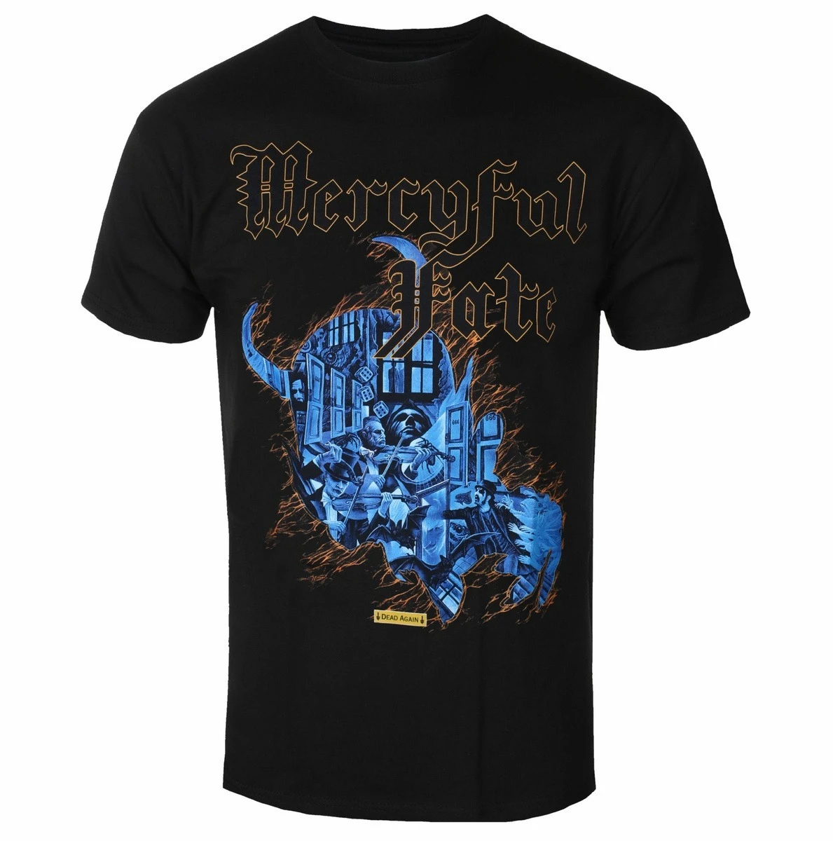 

Mercyful Fate Dead Again Clothing Pattern Printing Summer Luxury Brand Cotton Men's and Women's T-Shirts Short Sleeves
