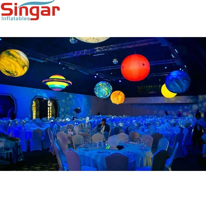 

Lighted Inflatable Solar System Party Decoration Globe Balls