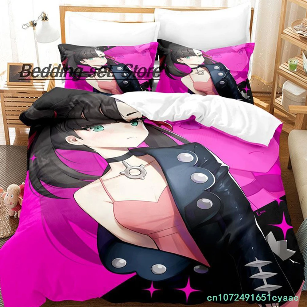マーニーベッドセット-シングル-ツイン-フル-クイーン-キングサイズ-ベッドセット-大人-子供-寝室用-掛け布団カバーセット-3dプリント-アニメベッドシーツセット