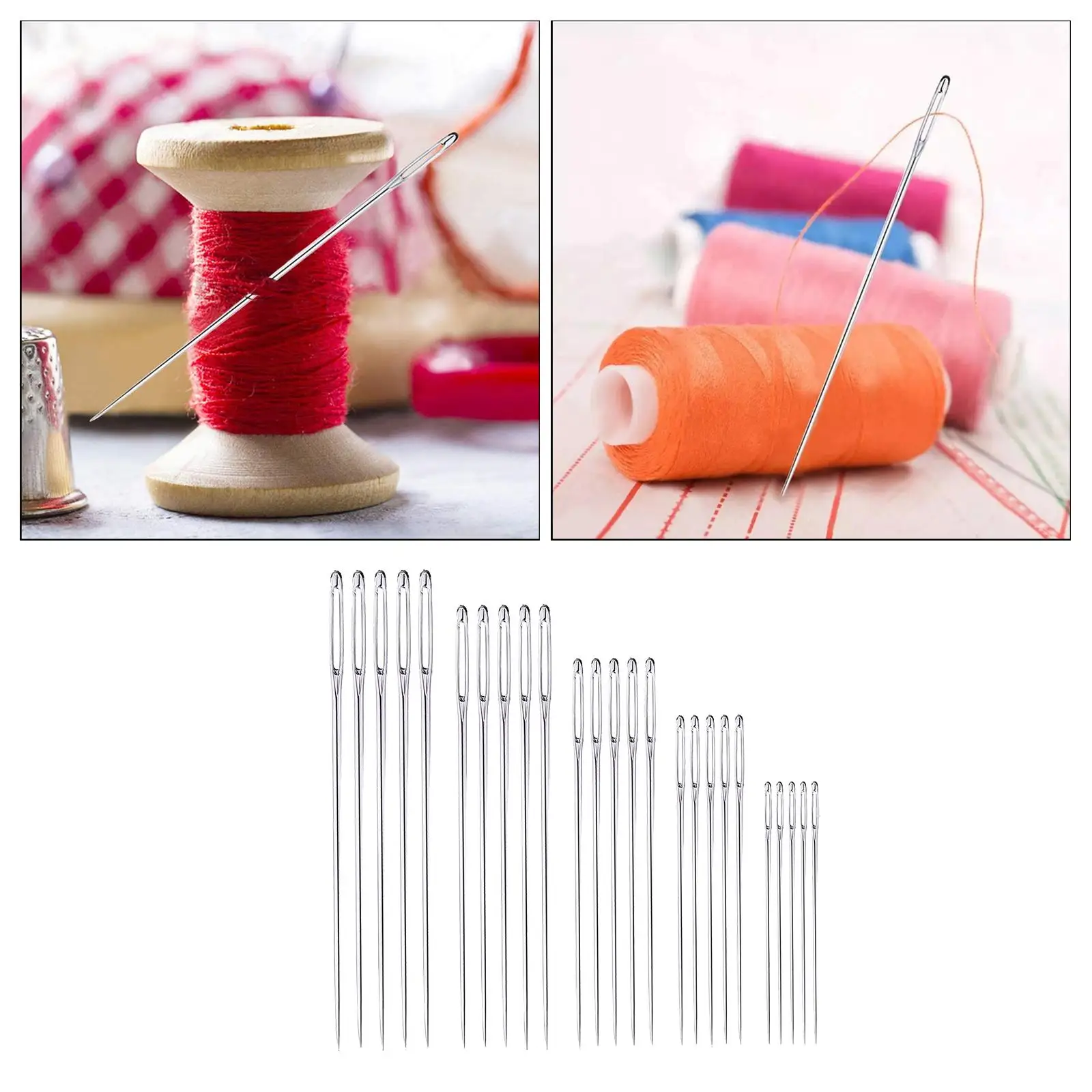 Big Eye Sharp Sewing Needles Easy Thread Hand Sewing Craft Needle Tools