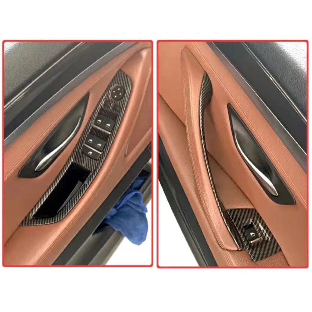 LHD Tool Free Sticker for BMW F10 F11 520i 523i 525i 528i 530i 5 Series 2011-2017 ABS Passenger Door Panel Handle Pull LHD