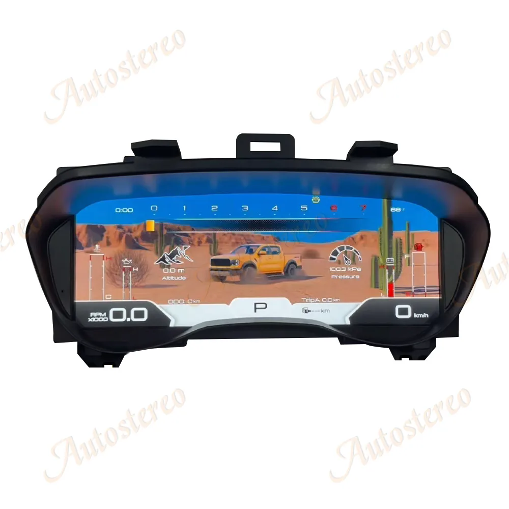 For Ford Everest Ranger T7 T8 2016-2021 Digital Cluster Car LCD Dashboard Panel Virtual Cockpit Instrument Speedometer Screen.-