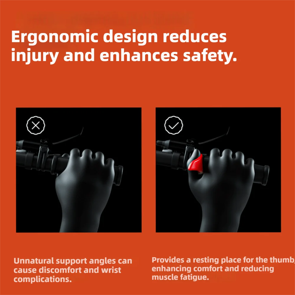Reposamanos ergonómicos para manillar: agarre cómodo y fácil - imagen 5