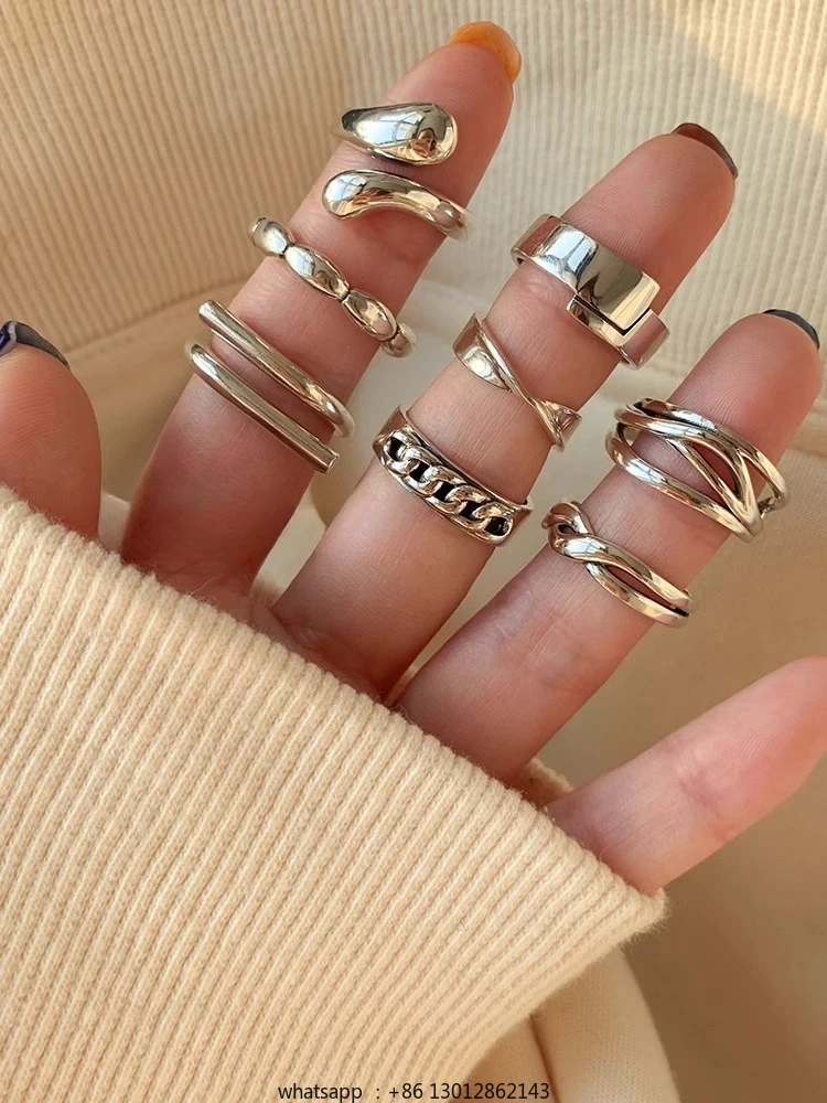 

Ring Women's Simple Light Luxury Niche Index Finger Ring