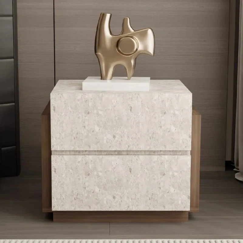 Mesita de noche moderna Universal, cajón de almacenamiento nórdico, mesita de noche Modular estética, Muebles simples de lujo, Muebles de estilo chino