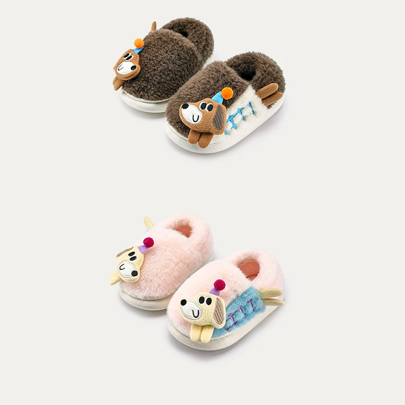 

Веселые зимние детские хлопковые тапочки Mario для дома и улицы, хлопковая обувь с милыми героями мультфильмов