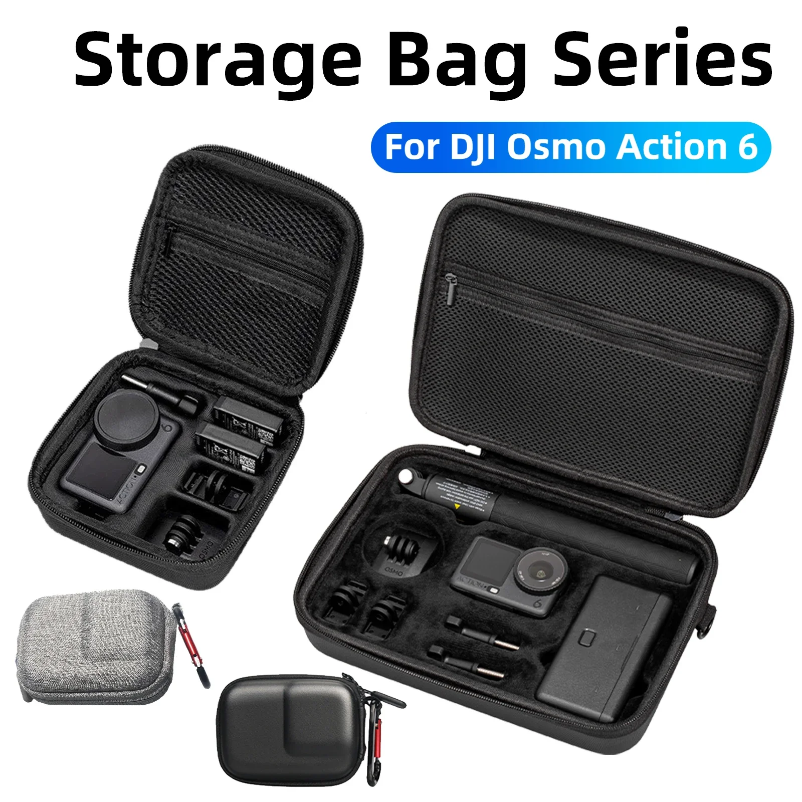 �y�Z�[�����zDJI Osmo Action 6 �p���[�o�b�O �n�[�h�|�[�^�u���L�������O�P�[�X �A���`�X�N���b�`�ی�P�[�X Action6 �v���e�N�^�[�A�N�Z�T���[�p