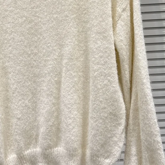 

Женский свободный вязаный свитер с отделкой перьями, эластичный повседневный свитер, зима 202, новый трикотаж с перьями Lazy Faion для женщин