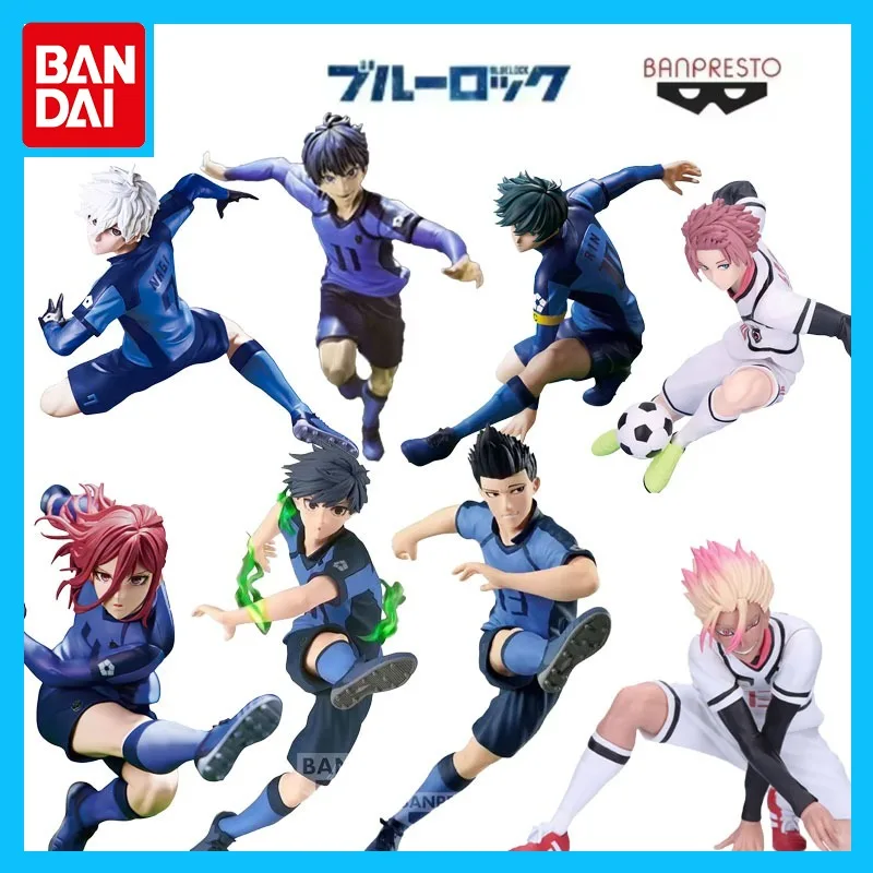 

Bandai Original BLUE LOCK Anime Figure Nagi Seishiro Rin Itoshi Isagi Yoichi Action Figure Toys for Boys Girls Kids Gift