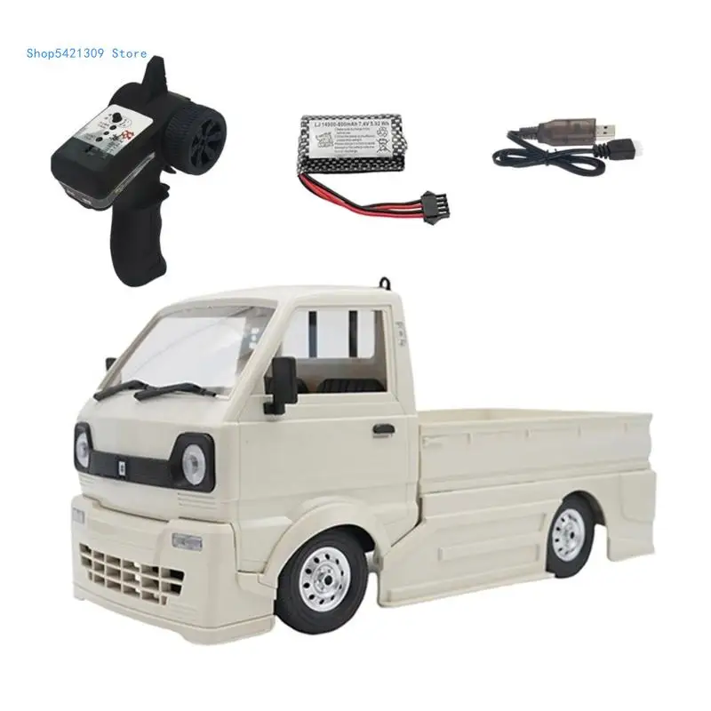 

High Speed Control Drift Truck Car 1/10 4WD Remote Control Pickup Truck Rechargeable Battery for Kids 5Years and Up