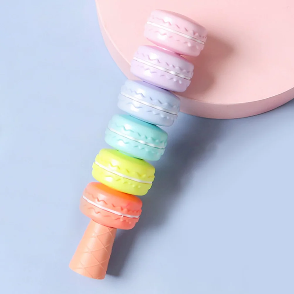 

Colorful Fluorescent Markers Cute Small Highlighter Pens Portable Leak-Proof Study Marker For School Office Art Journal