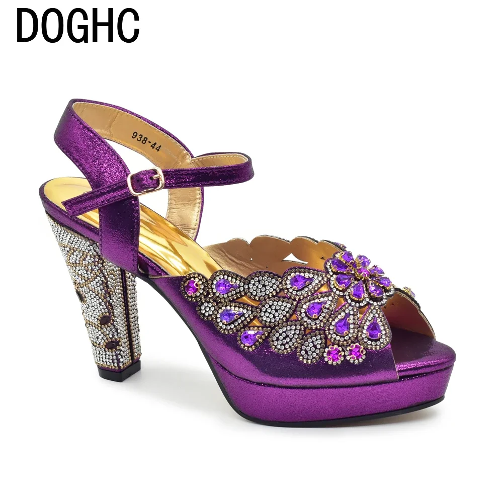 

Exquisite Women Shoes Sparkling Diamonds Peep Toe Design Elegant Party Ladies High Heels Rhinestone Elegant Heeled Pumps