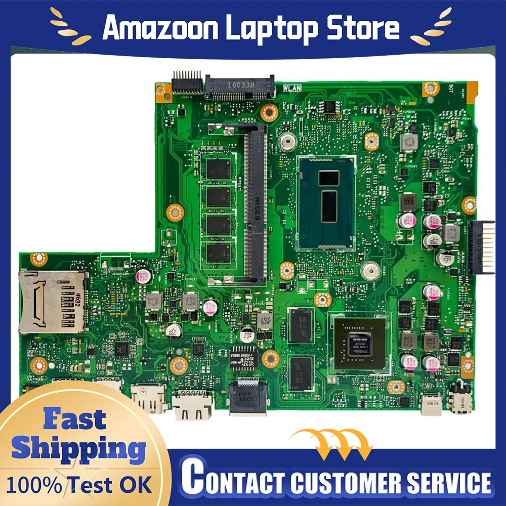 For ASUS Laptop Motherboard X540LJ R540LA X540L X540LA Mainboard A540L F540L Latest Generation CPU i3 i5 i7 100% tested