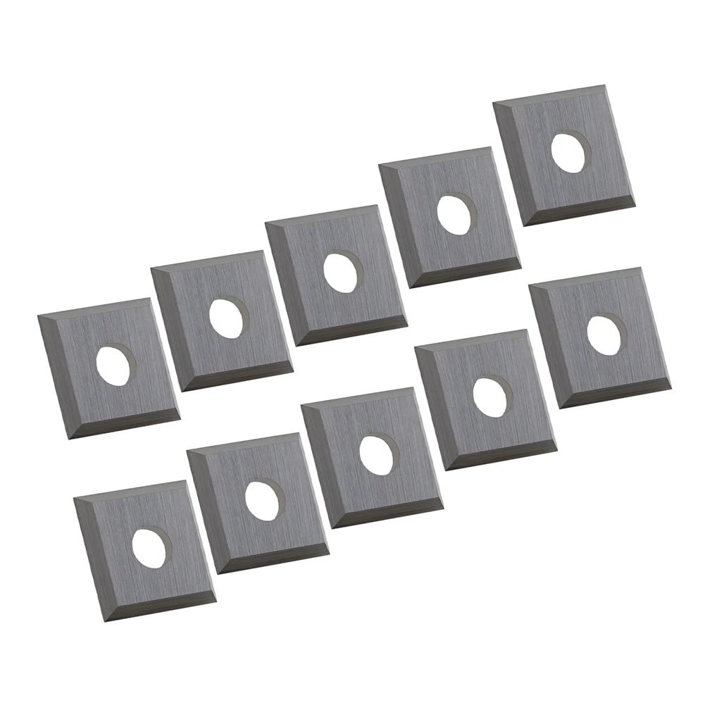 10pcs Carbide Inserts Square Corners Carbide Inserts 4 Edges 12x12x1.5mm For Woodworking Power Tools Replacement Accessories