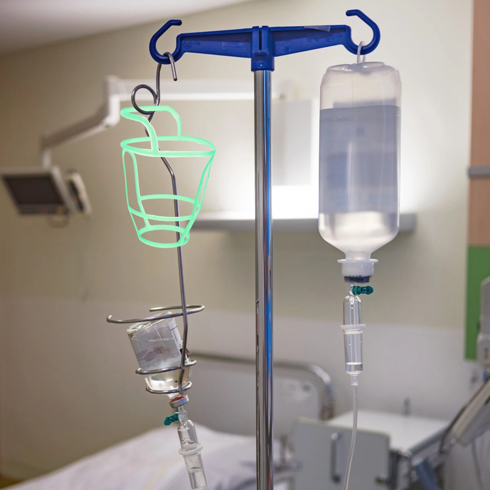 

20 Pcs Infusion Bottle Mesh Bag Plastic Net Cover Drip Holder Hospital Medical Supplies Saline Grid Bottle Protector