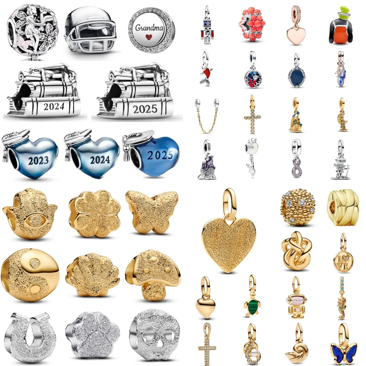 S925 Silver Elf Castle Eternal Pendant, Suitable for European Bracelet DIY Women's Jewelry Accessories Graduation Season Gift