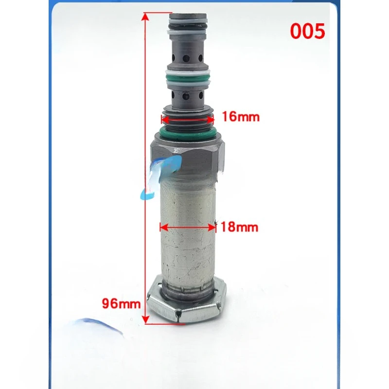 

Suitable for Sany SY55 60 65 75 135 215-8-9 excavator accessories, pilot safety lock solenoid valve coil spool