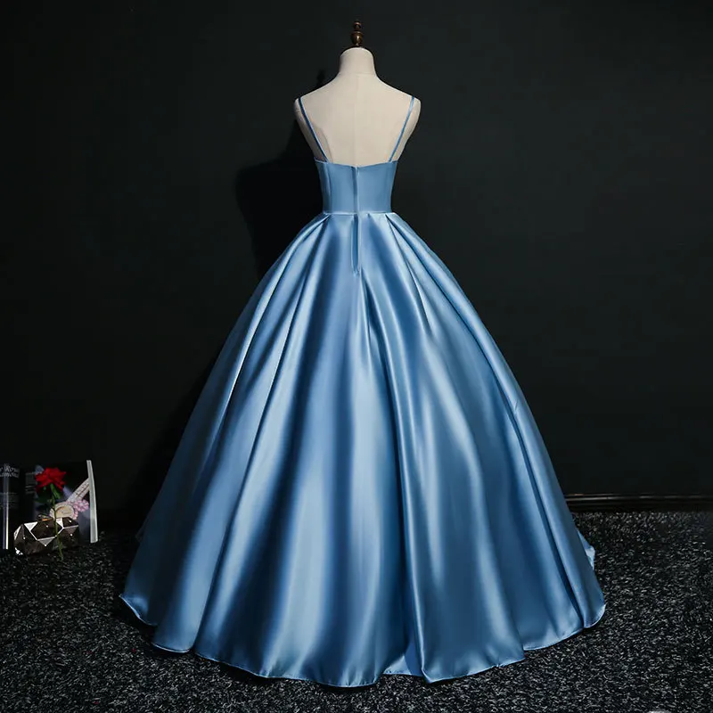 Customized Ball Gown Quinceanera Dresses Satin Appliques Prom Birthday Party Gowns Formal Vestido De Noche robes de soirée