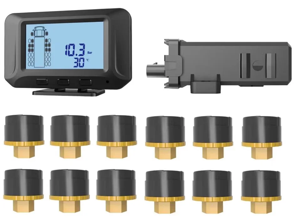 2025년 히트 상품 22인치 트럭 타이어 압력 모니터링 외부형 트럭 버스 타이어 압력 센서 TPMS