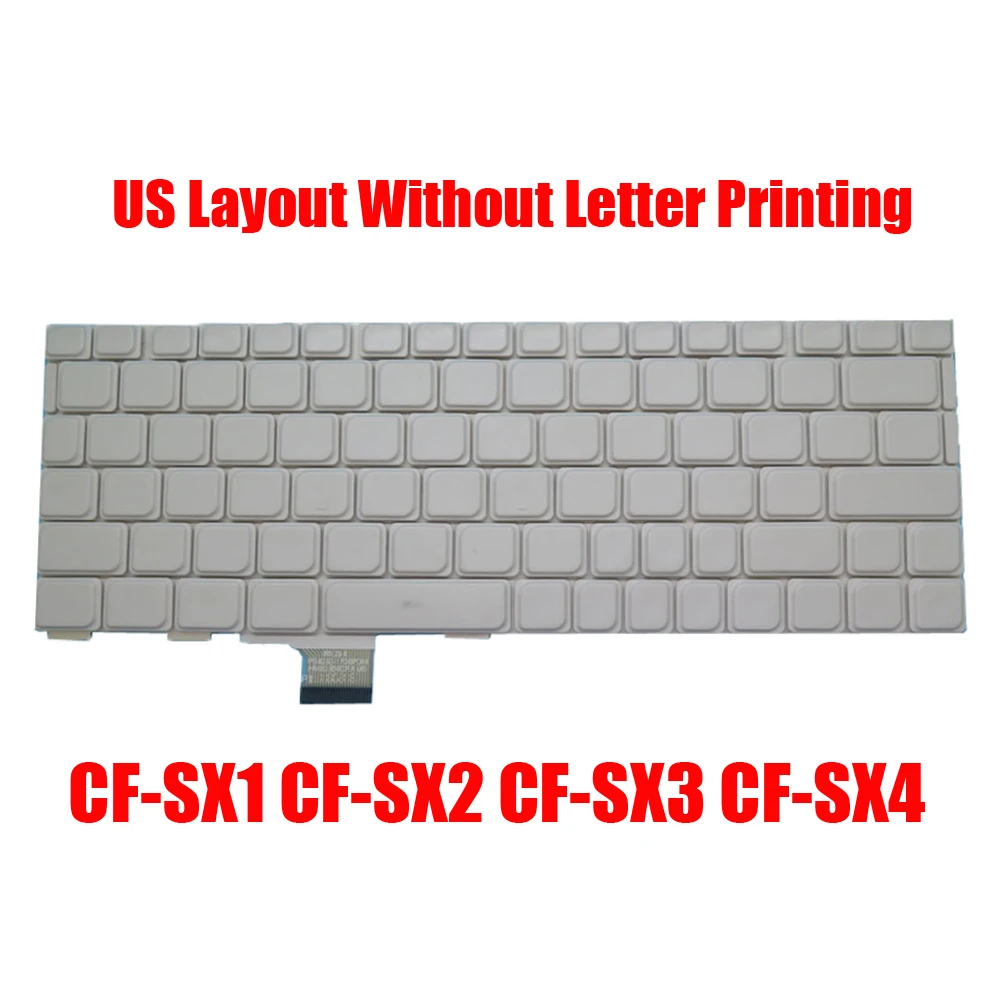 Laptop Keyboard For Panasonic For Let's note CF-SX1 CF-SX2 CF-SX3 CF-SX4 HMB3350CPC0102A US Layout Without Letter Printing White