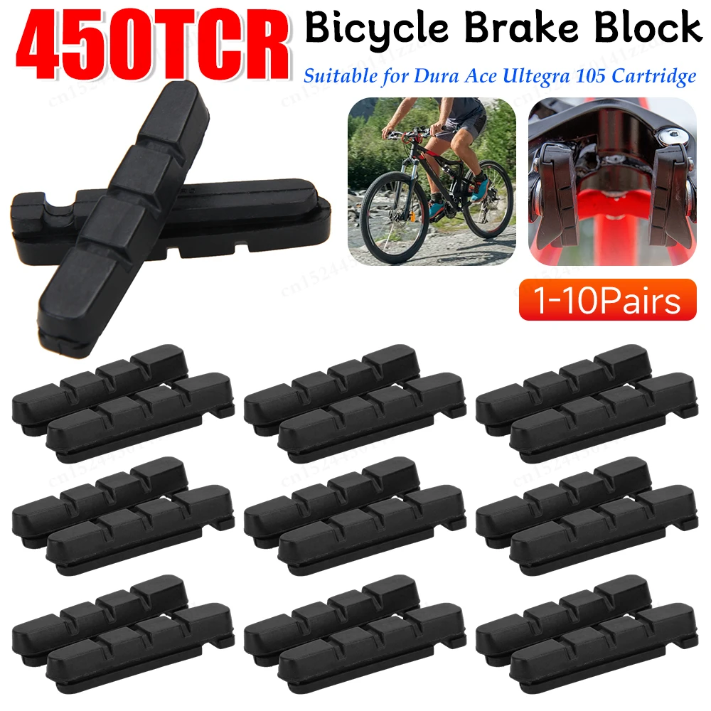 1-10 pares de pastillas de freno de bicicleta de carretera zapatas para llantas de aleación Dura Ace Ultegra 105 zapatas de freno de bicicleta v herramientas de freno de bicicleta duraderas
