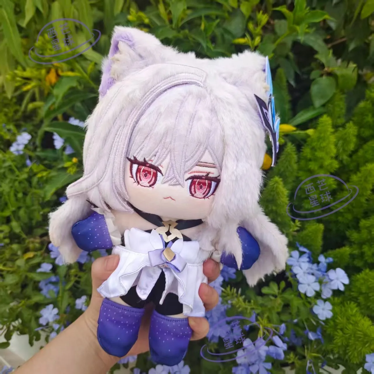 

Japanese Anime Honkai：Star Rail Skirk 20CM Plush Doll Dango Change Clothes Costume Cosplay Cute Xmas Gifts ry
