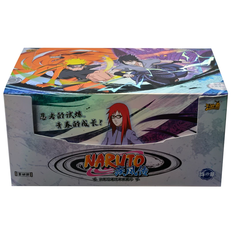 Original KAYOU Anime Naruto Cards Chapter Of The Array Box Added SE BP SSR  Collection Cards Toy