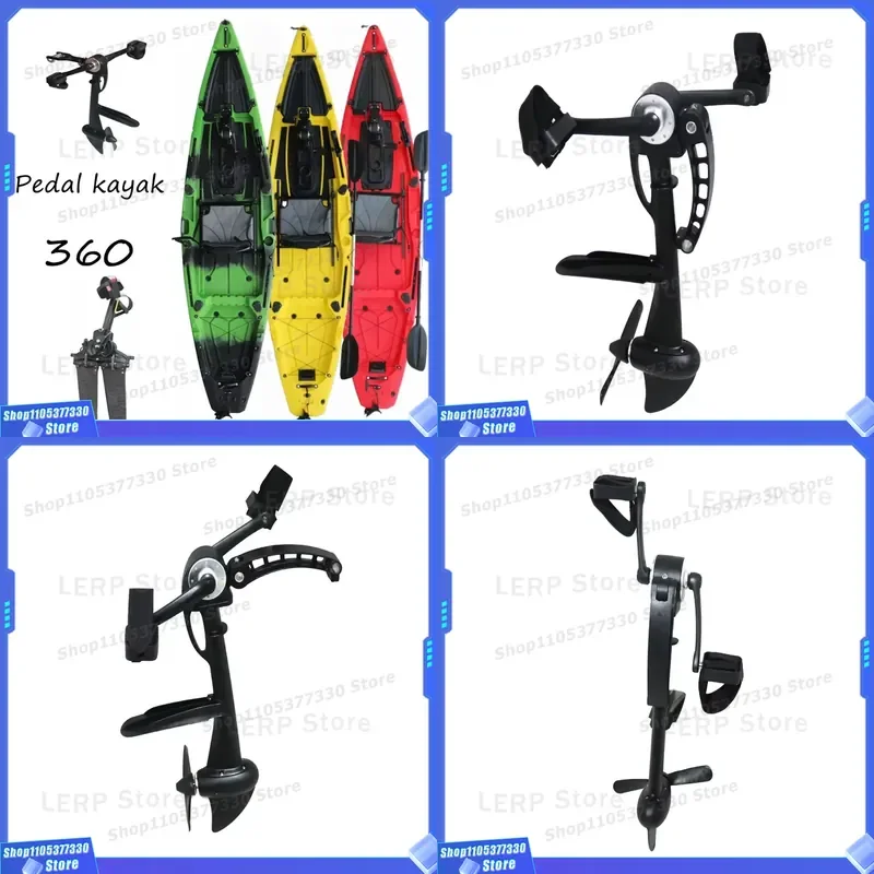Wholesale One Person Water Bike Electric Foot Portable Inflatable Plastic Pedal Boat