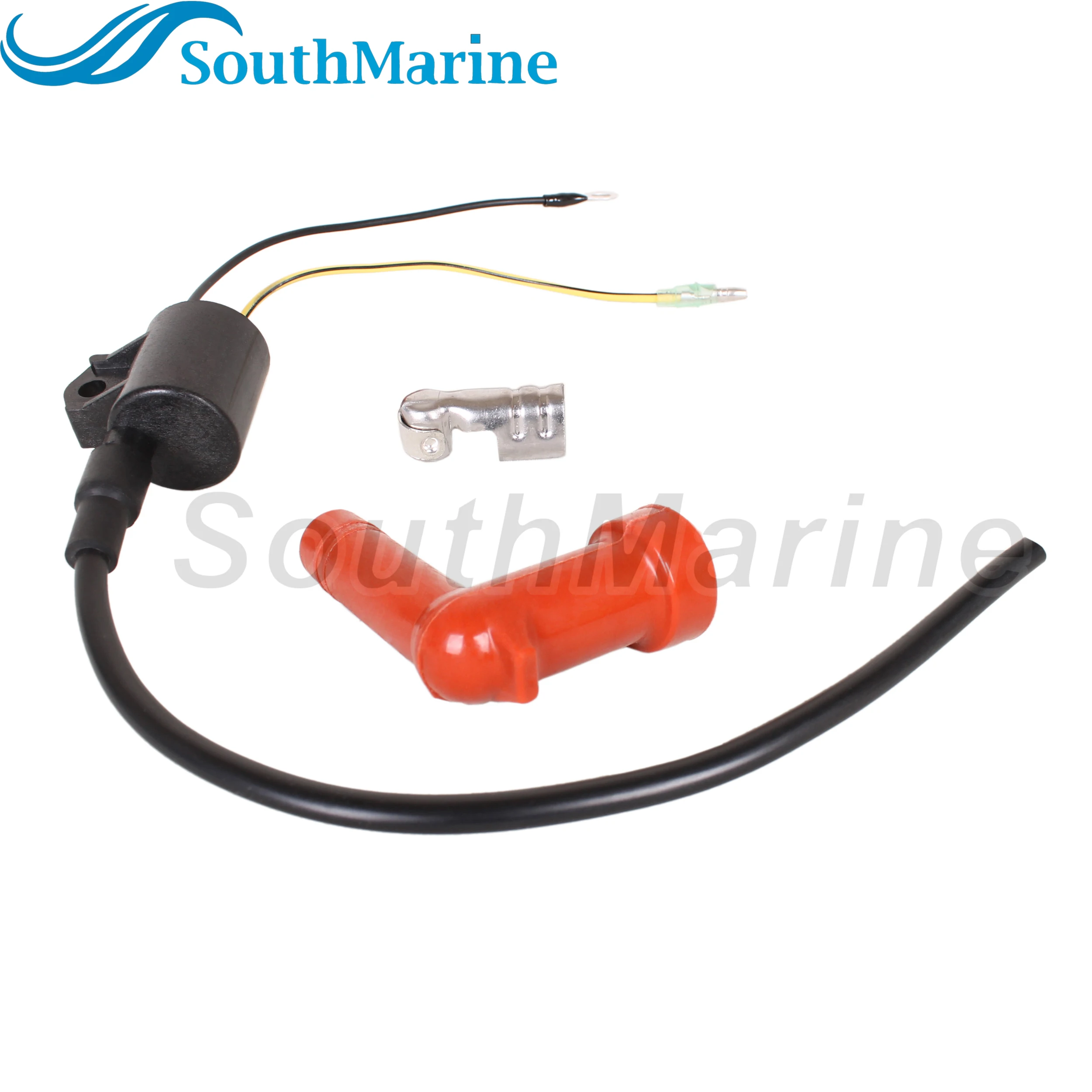 Boat Engine 3C7-06050-0 3C70605003M 3C8-06048-0 Ignition Coil for Tohatsu Nissan / 16064006 for Mercury 40HP 50HP 70HP 115HP