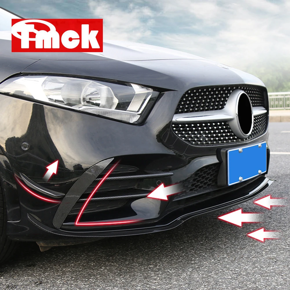 

Для Mercedes-Benz A-класса W177 V177 A180 A200 A220 A250 AMG A35 2019-2023: передний бампер, сплиттер, спойлер, накладка на противотуманную фару