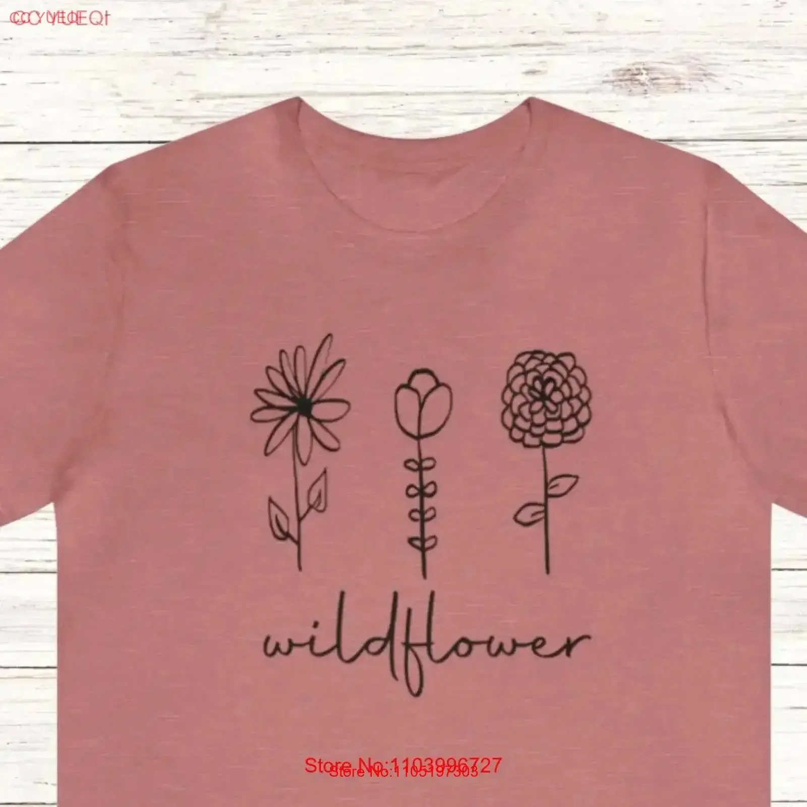 

Футболка с эскизом полевых цветов, эстетичная винтажная стираная футболка унисекс с цветами в стиле бохо, мягкий топ для повседневной носки, стильная повседневная дышащая футболка