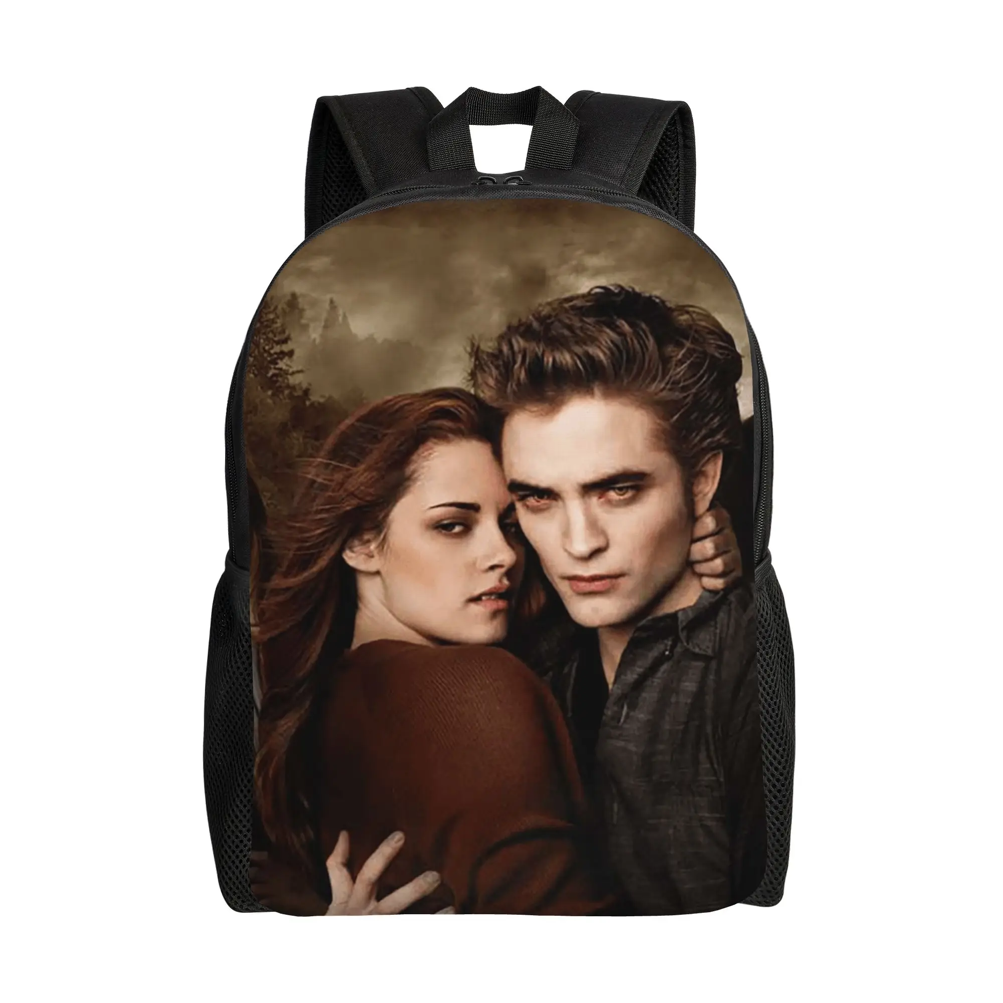 The Twilight Saga Vampire Backpack for Men Women Teenage Student Travel Daypack Movie Edward Bella Laptop Computer Shoulder Bag