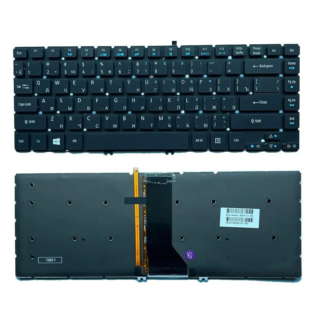 

Подсветка клавиатуры для ноутбуков Acer R7 R7-571 R7-572 MS2317 с подсветкой