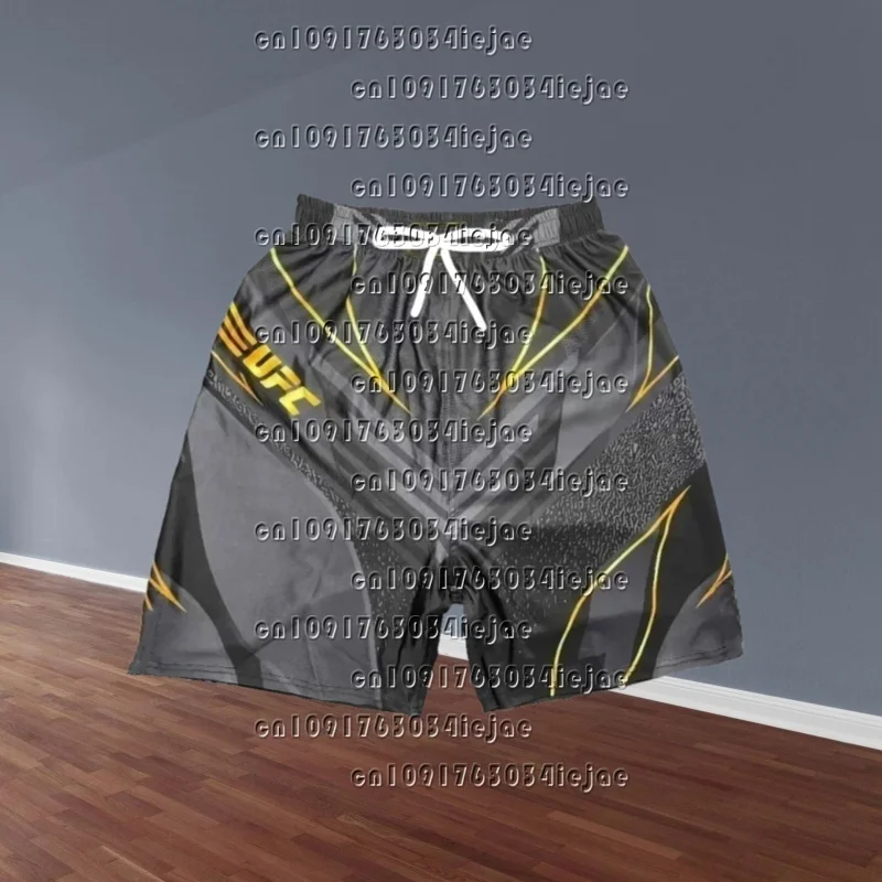 2026 Nuovo UFC Boxing Suit Divertimento da uomo Pantaloncini sportivi estremi Vendita calda 3D stampato Pantaloni da spiaggia traspiranti Grandi pantaloni casual 4XL