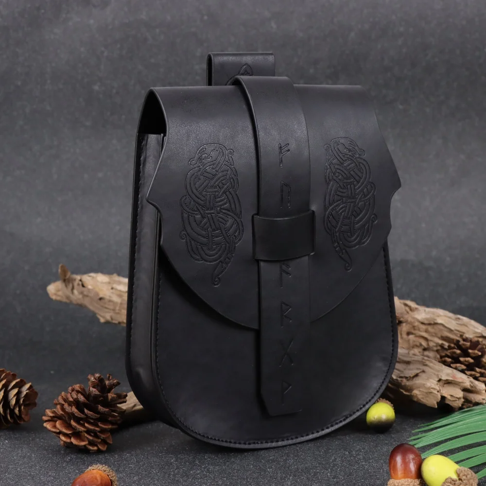 

Medieval Men's Role Play Waist Bag Viking Knight Coin Purse Steampunk Accessories Role Play Props